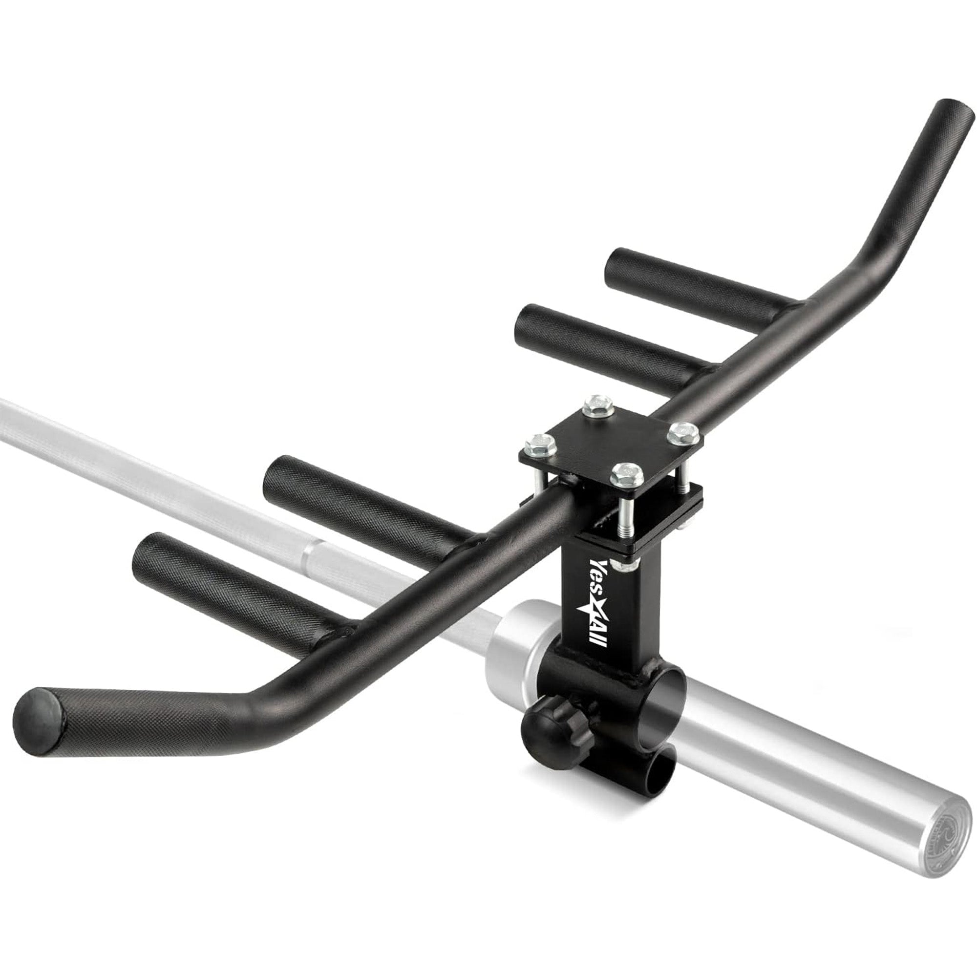 Yes4All Multi Grip Rowing Handle, T-Row Attachment, Fits 1" & 2" Bar (Open Box)