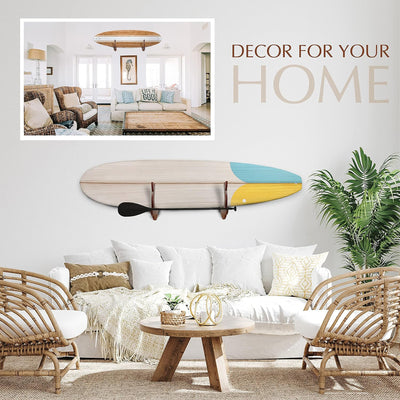 Yes4All Heavy Duty Surfboard Wall Rack, Indoor Outdoor Storage Holder (Open Box) - VMInnovations