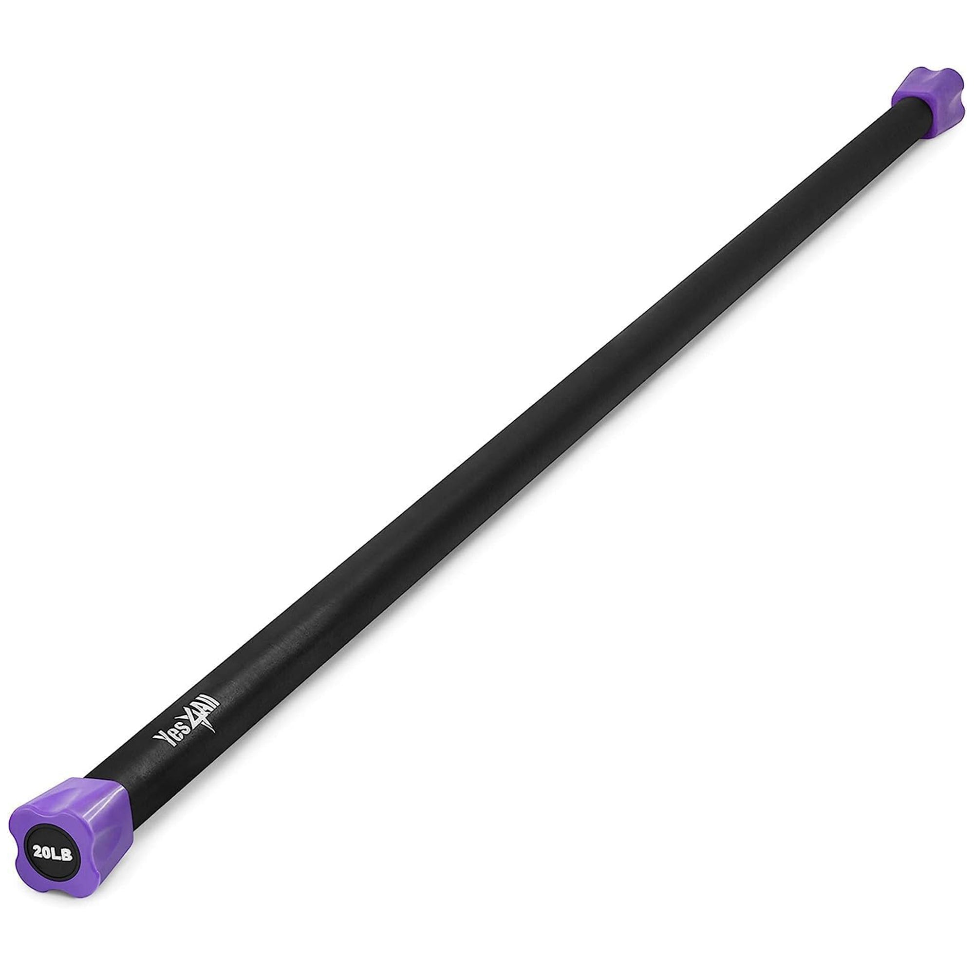 Yes4All Total Body Workout Bar for Strength Training and Exercise, (Open Box)