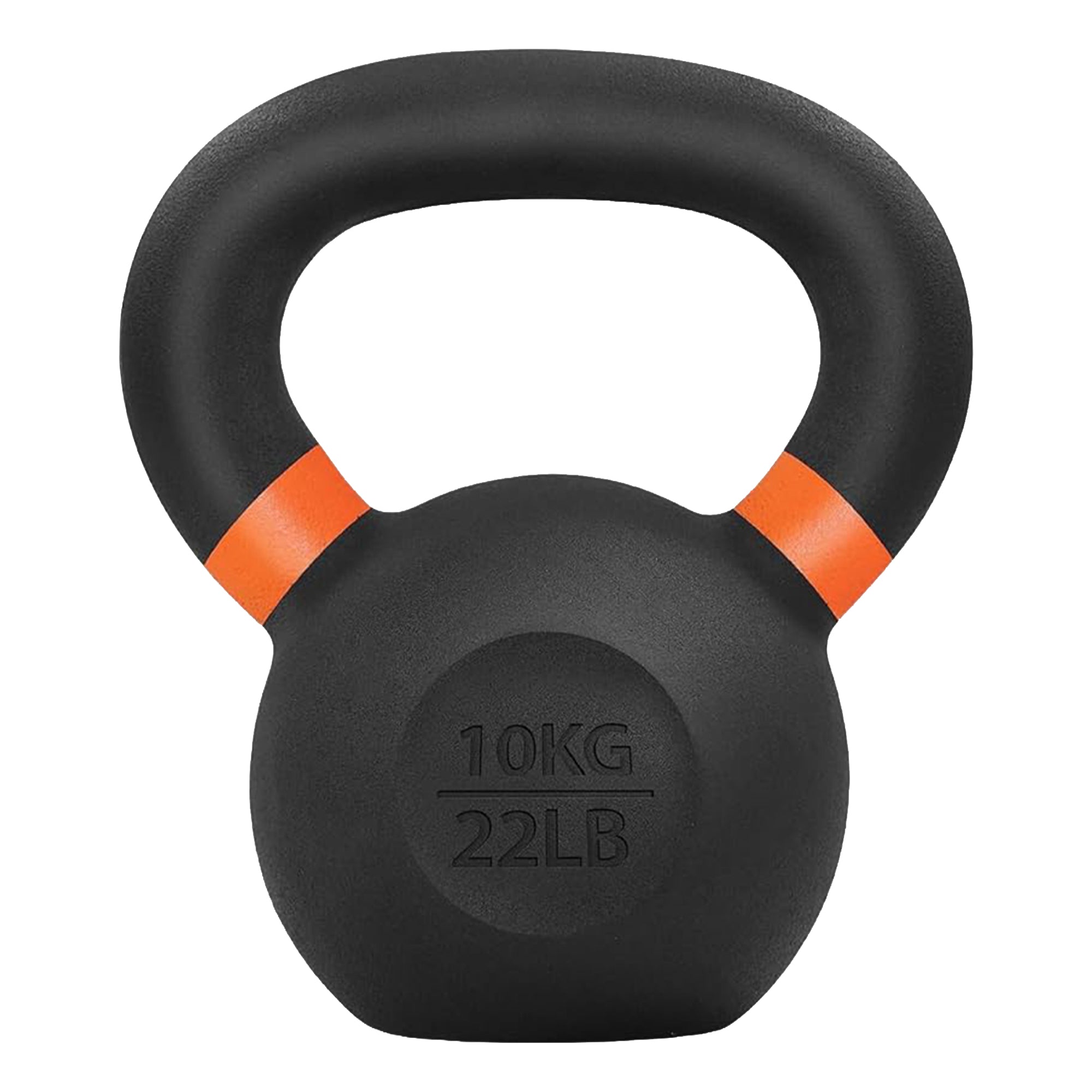 Yes4All 22 Pound Kettlebell, Single Powder Coated Cast Iron Weight, (Open Box)