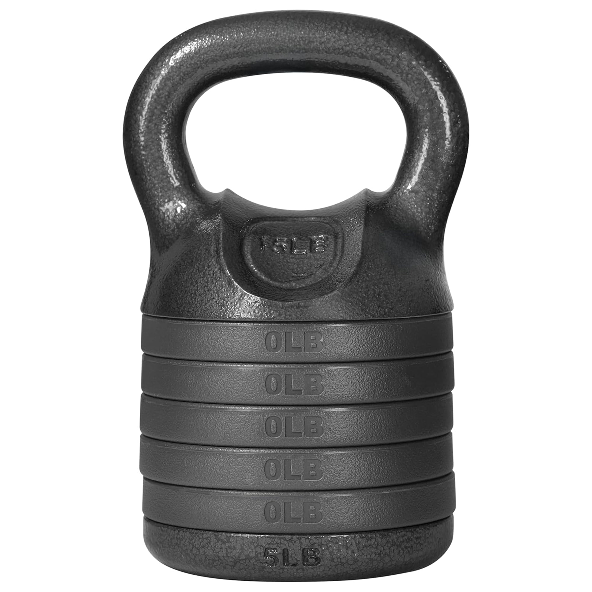 Yes4All 20 Pound Kettlebell, Cast Iron Weight w/Spacer & Lock (Open Box)