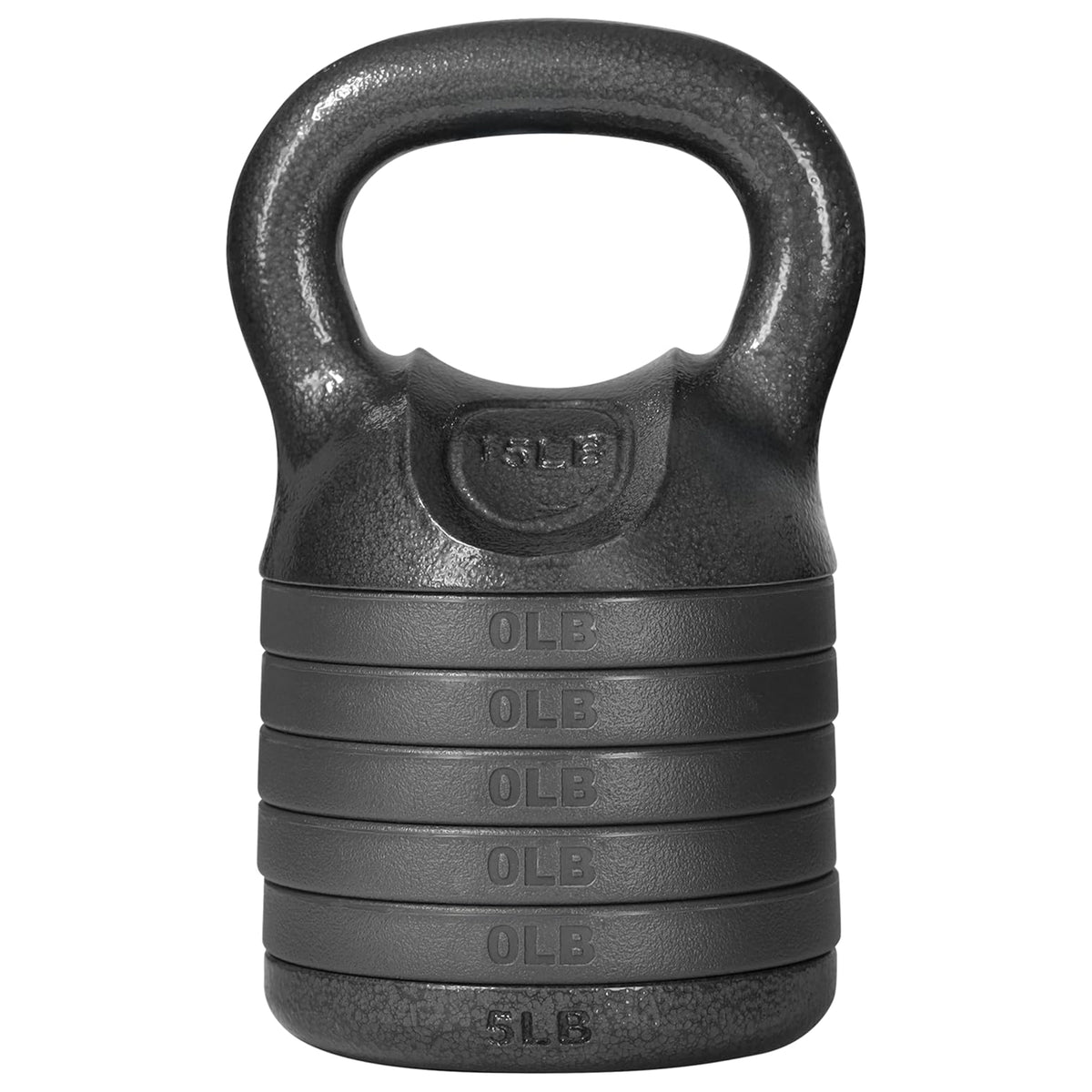 Yes4All 20 Pound Kettlebell, Cast Iron Weight w/Spacer & Lock (Open Box)