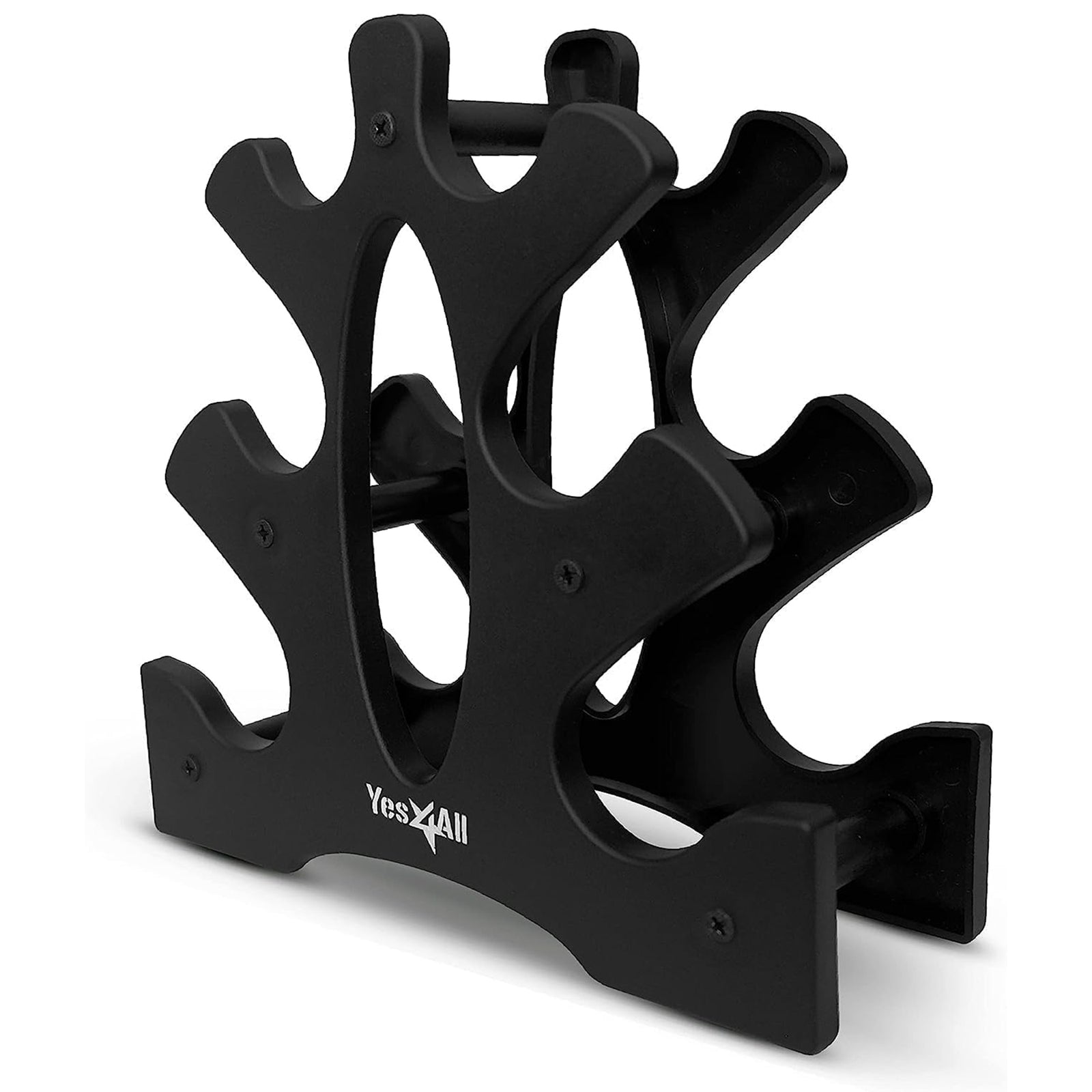 Yes4All Neoprene Dumbbell Set, Pair of 3, 5, 8 Pound Hand Weights with Rack - VMInnovations