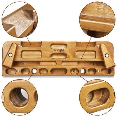 Yes4All Wooden Climbing Board for Grip Training, Supports Up to 300 Lb(Open Box)
