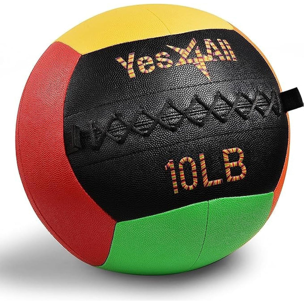 Yes4All Wall Ball, Soft Leather Weighted Strength Training Equipment, (Open Box)