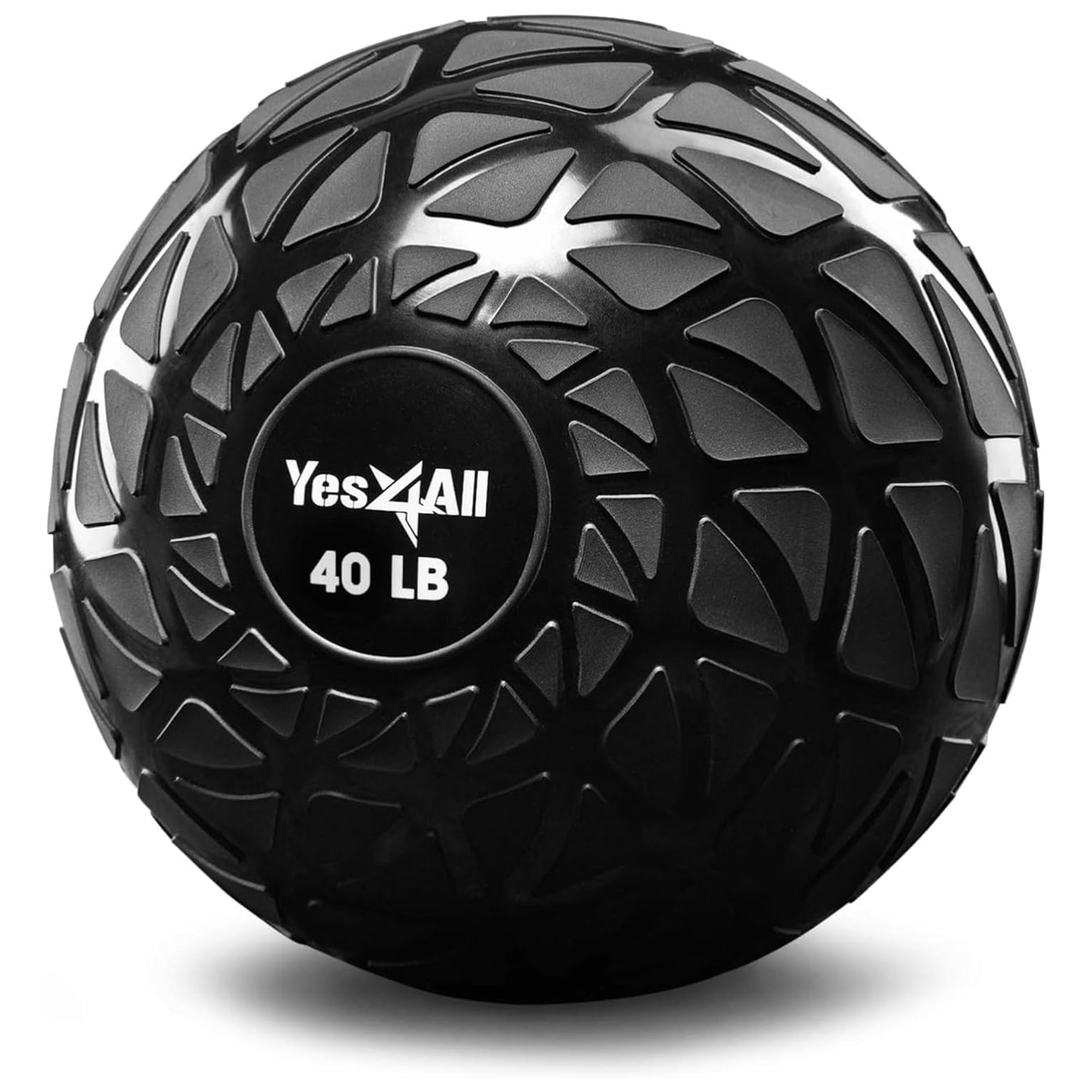 Yes4All 40Lb Slam Ball, Durable Sand Filled Workout Weight Ball, (Open Box)