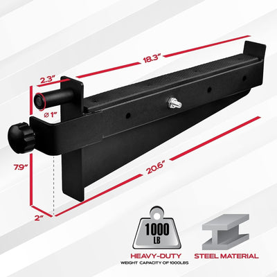 Power Rack J-Hooks & Attachments, Barbell Holders for 2x2 Power Racks (Open Box)