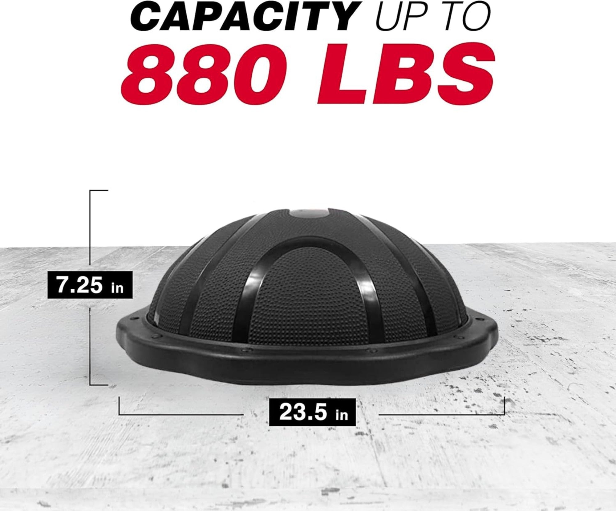 Yes4All Half Ball Balance Trainer, Pilates and Stability Exercise Ball for Home - VMInnovations