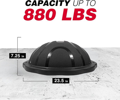 Yes4All Half Ball Balance Trainer, Pilates and Stability Exercise Ball for Home - VMInnovations
