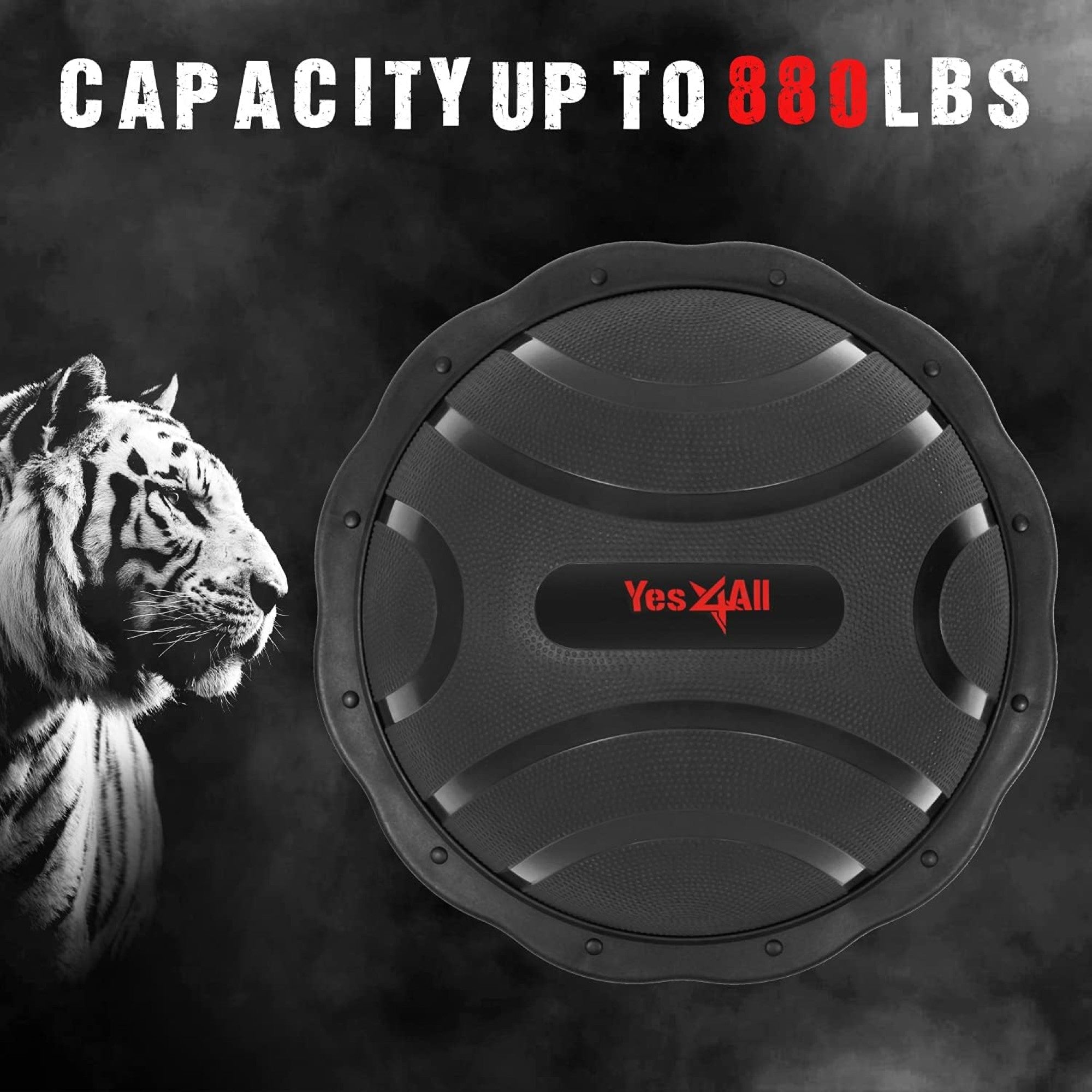 Yes4All Half Ball Balance Trainer, Pilates and Stability Exercise Ball for Home - VMInnovations
