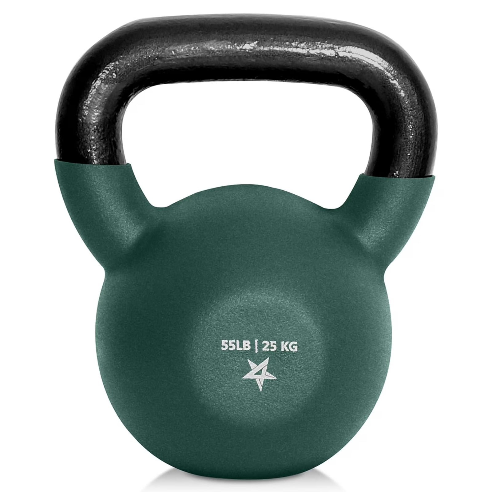 Yes4All 55 Pound Kettlebell, Single Neoprene Coated Cast Iron Weights,Fruit Dove - VMInnovations