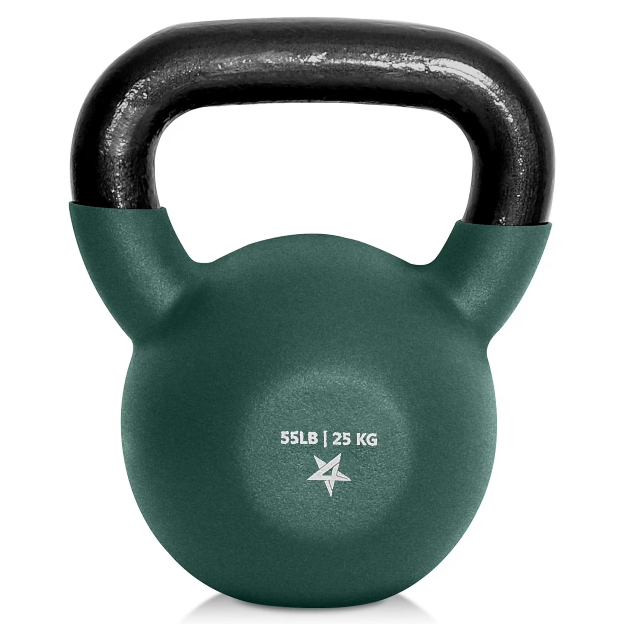 Yes4All 55 Pound Kettlebell, Single Neoprene Coated Cast Iron Weights,Fruit Dove - VMInnovations