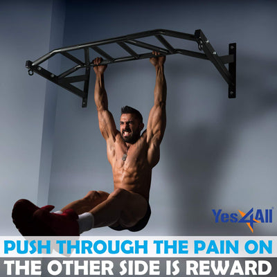 Yes4Alll Wall Mounted Multi-Grip Pull Up Bar for Home Exercise, (For Parts)