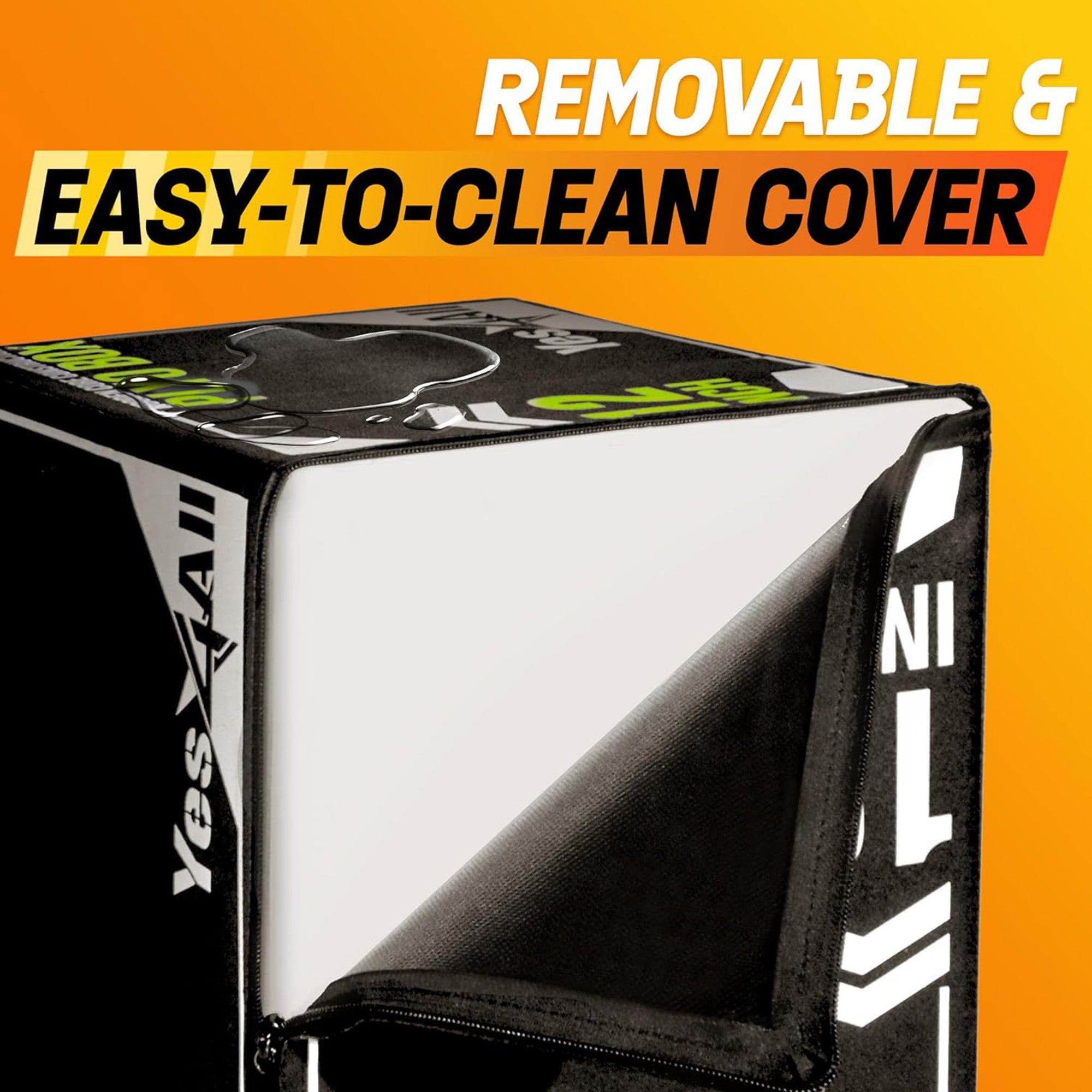 Yes4All 3-in-1 Padded Plyo Box with Wooden Core & Vinyl Cover (Open Box)