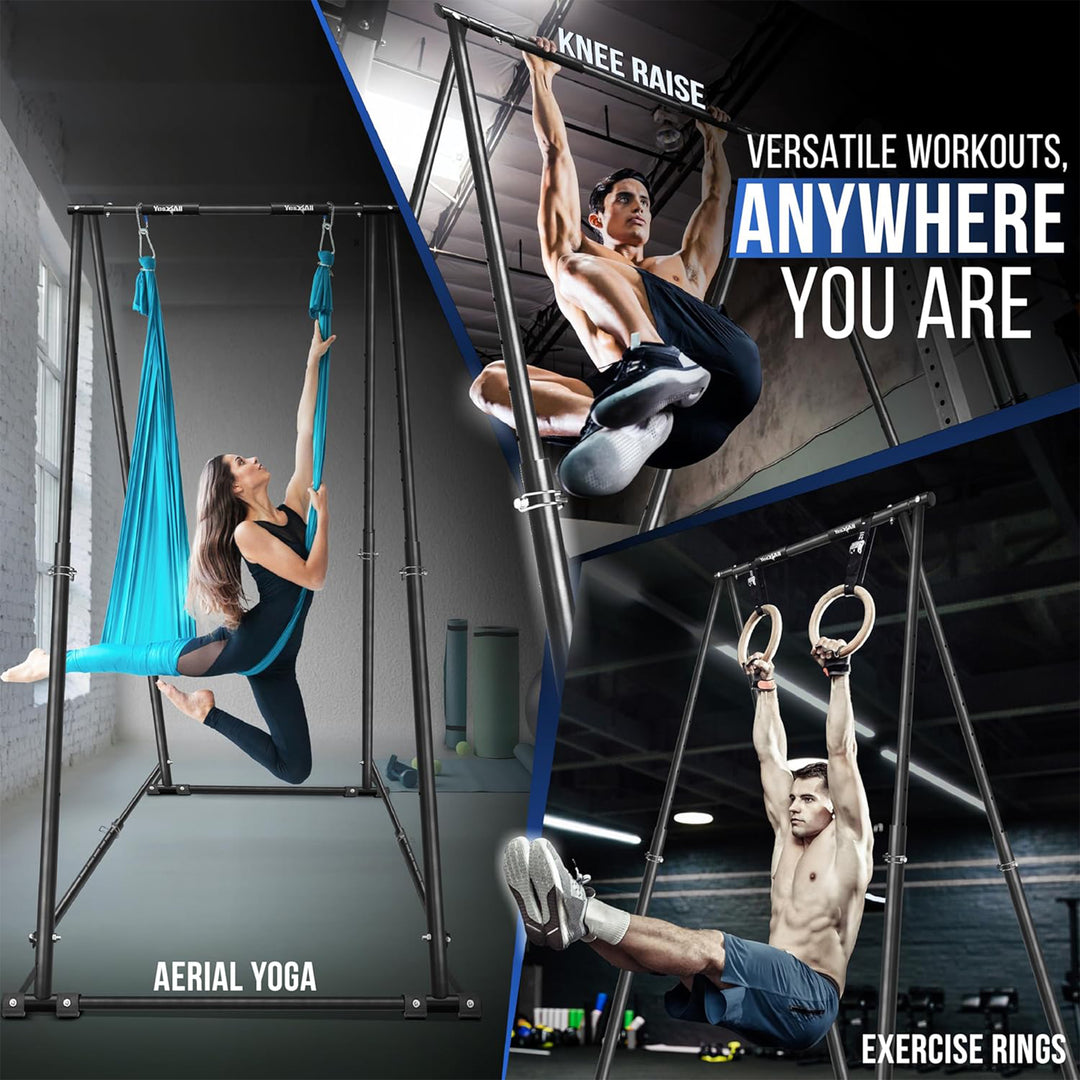 Yes4All Freestanding Pull Up & Chin Up Bar with 126 Levels and 770 Lb Capacity - VMInnovations