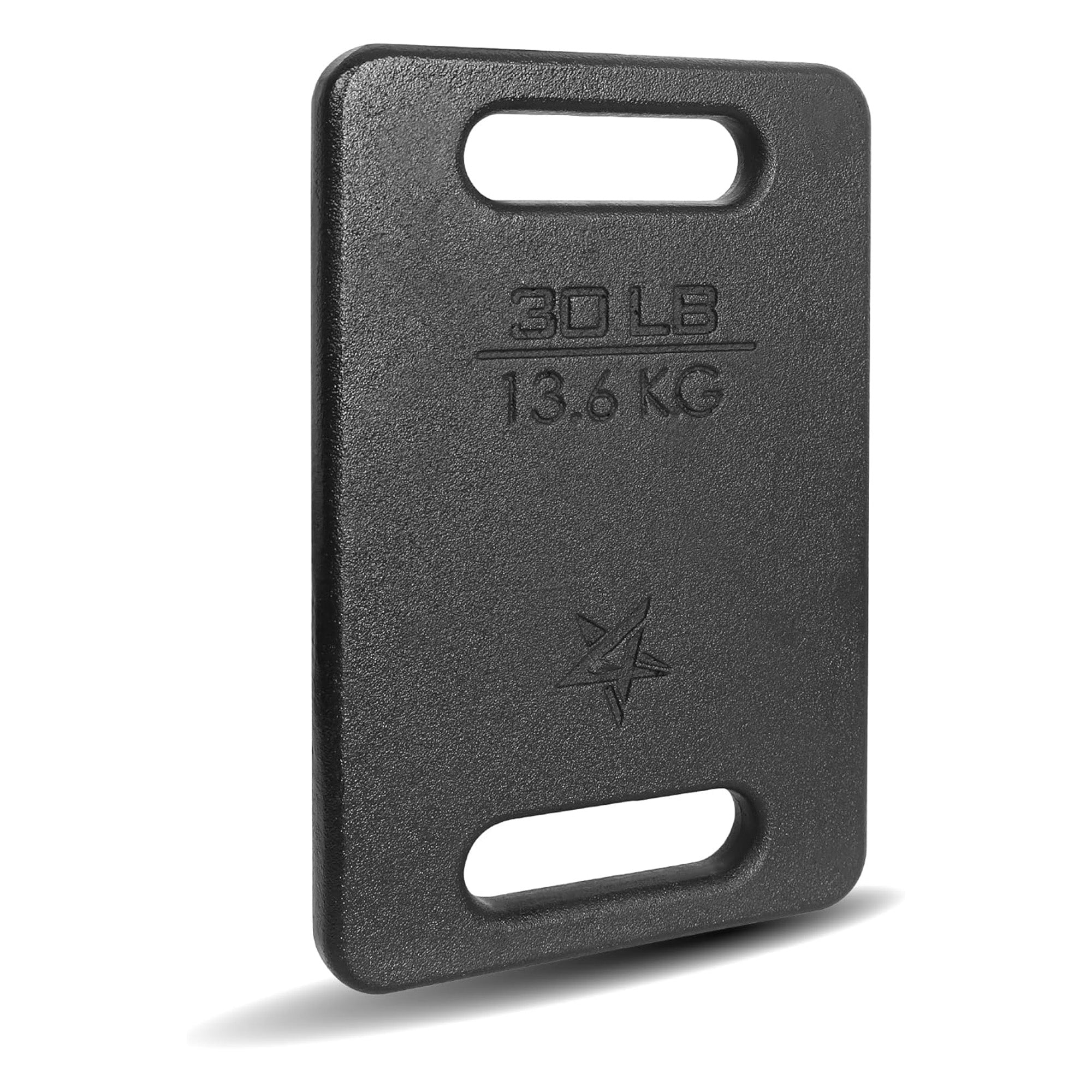 Yes4All Cast Iron Rucking Weight w/ Ergonomic Rounded Handle, Single, 30 Pounds (Used)