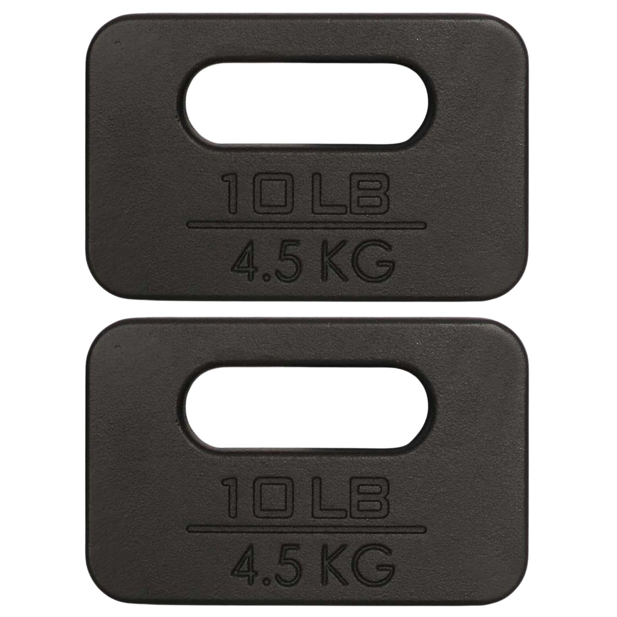 Yes4All Cast Iron Rucking Weight with Ergonomic Rounded Handle, 2(Open Box)