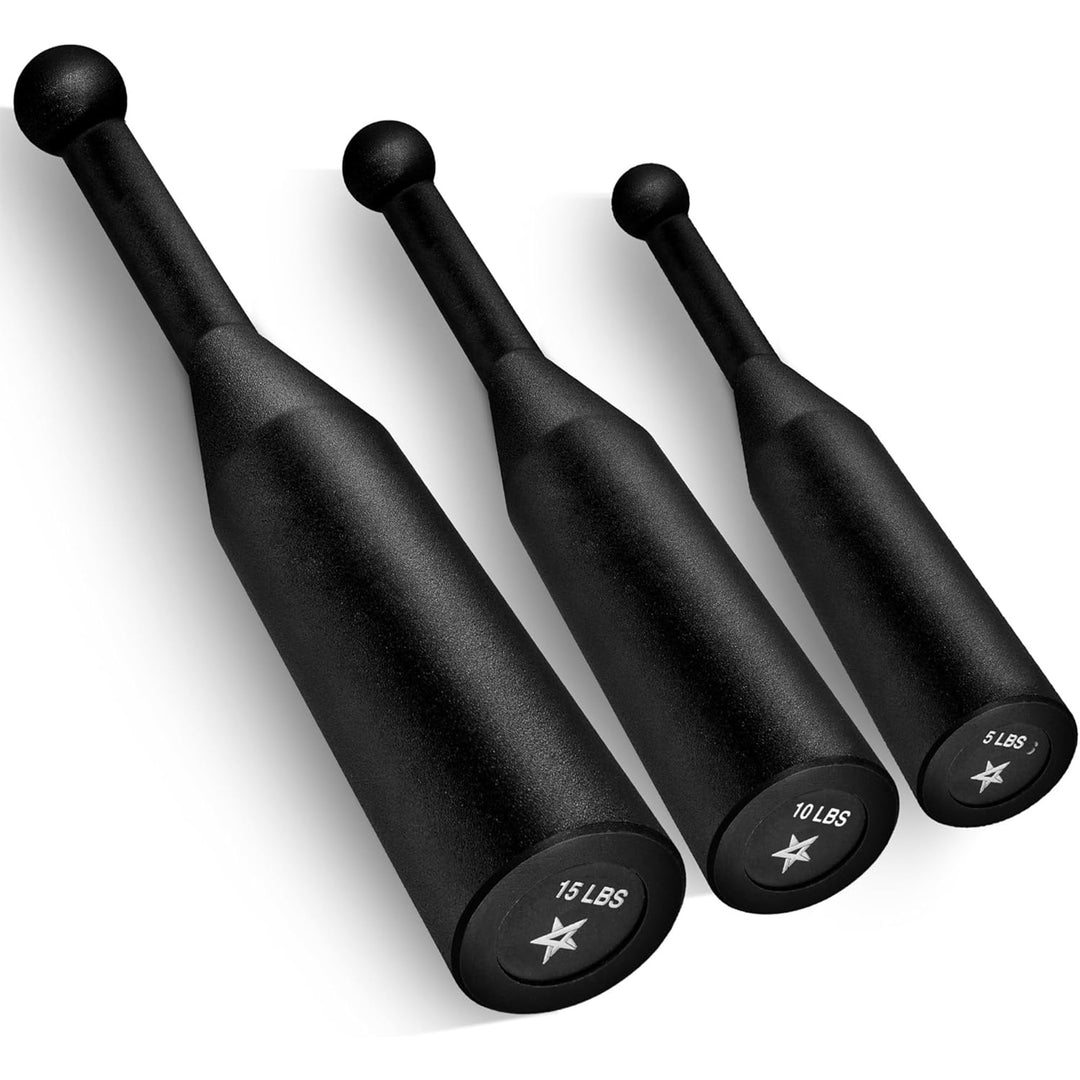 Yes4All Indian Clubs, Durable Steel Weights for Training and Rotational Strength - VMInnovations