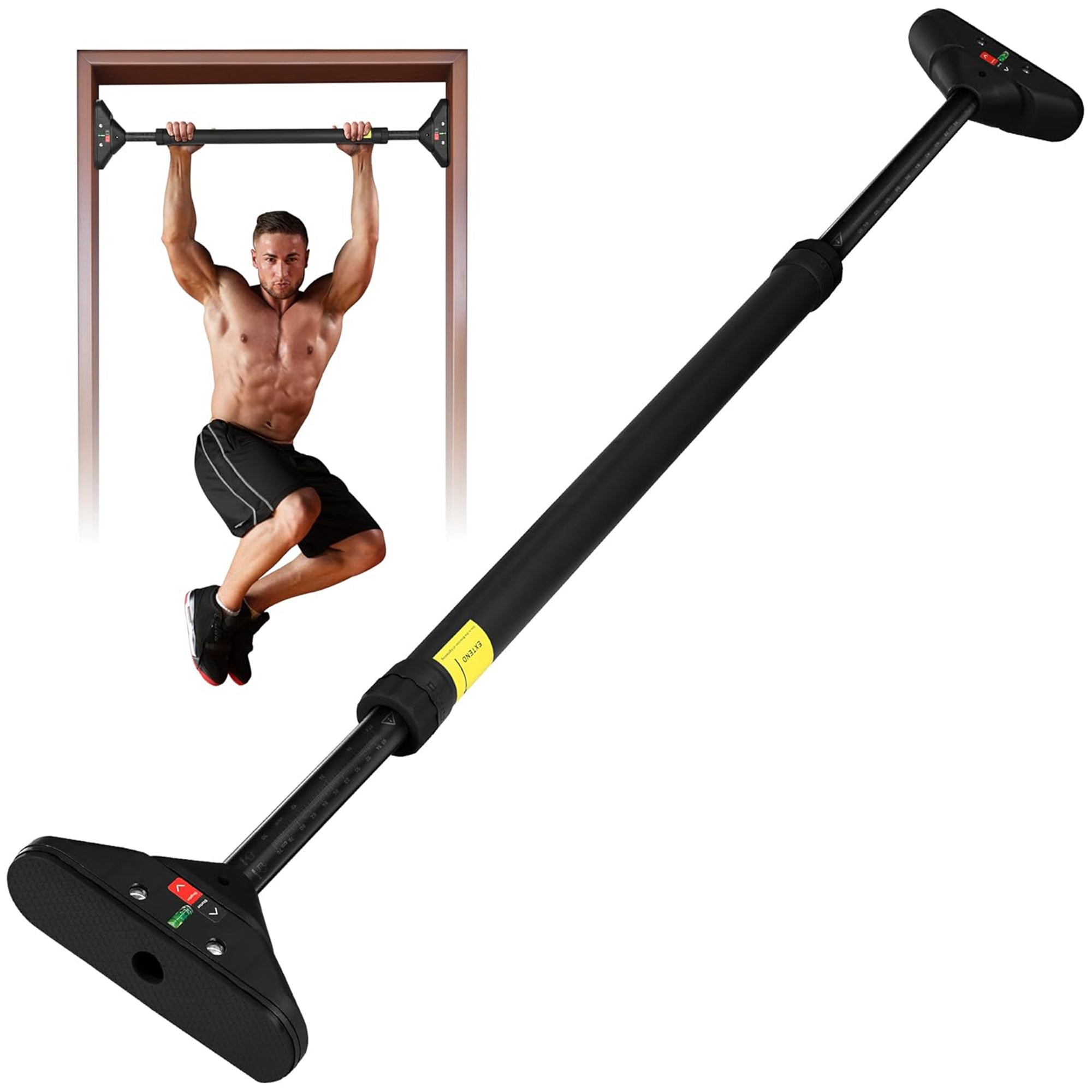 Yes4All Doorway Mount Chin & Pull Up Bar for Home Exercise, (Open Box)