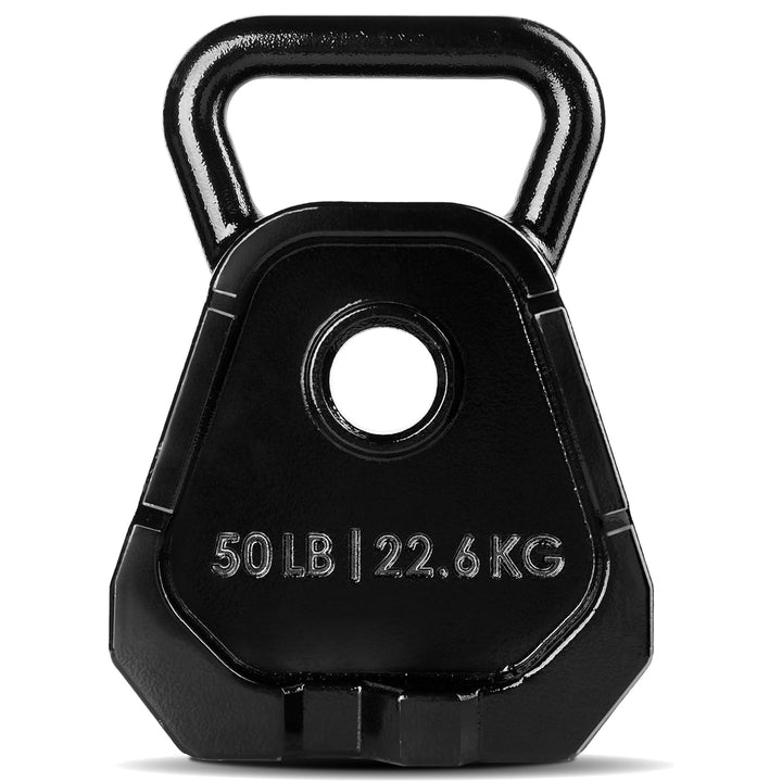 Yes4All 50 Pound Multifunctional Kettlebell and Olympic Bell Weight Plate Combo - VMInnovations