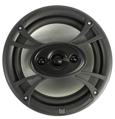 2) New Dual TS65 6.5" 140 Watt 3 Way Coaxial Car Speakers w/Blue Neon Lights