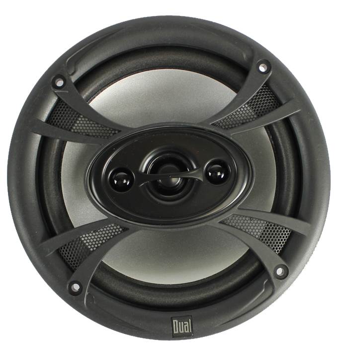 2) New Dual TS65 6.5" 140 Watt 3 Way Coaxial Car Speakers w/Blue Neon Lights