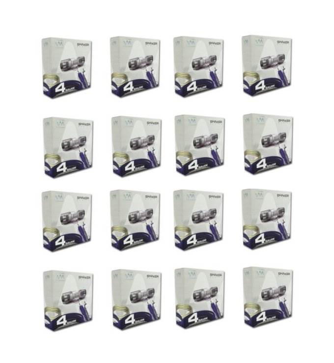 VM Audio 4-Gauge Car Audio Amplifier Installation Wiring Kit + RCA (16 Pack)