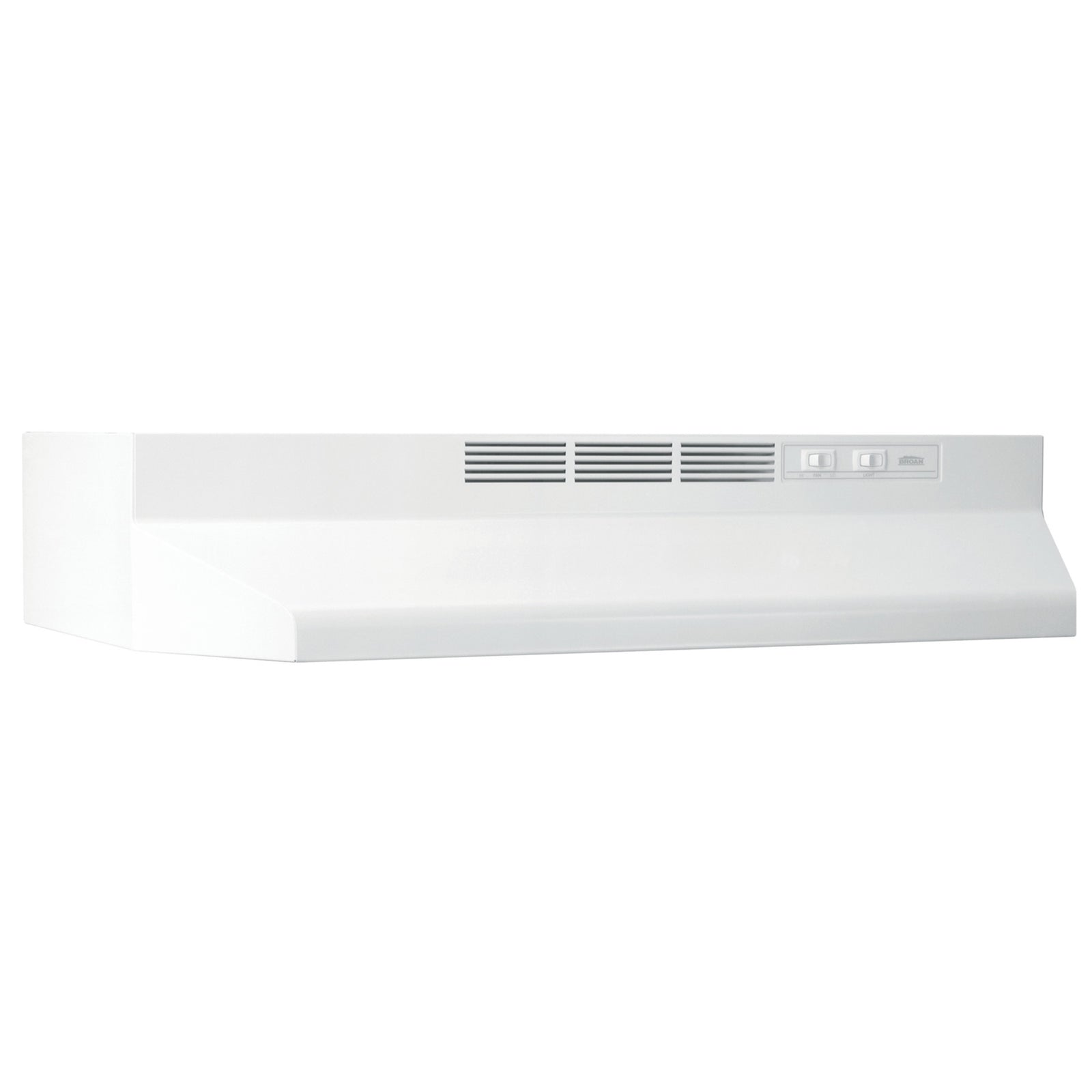 Broan-NuTone Under-Cabinet Ductless Range Hood with Charcoal Filter, 30", White - VMInnovations