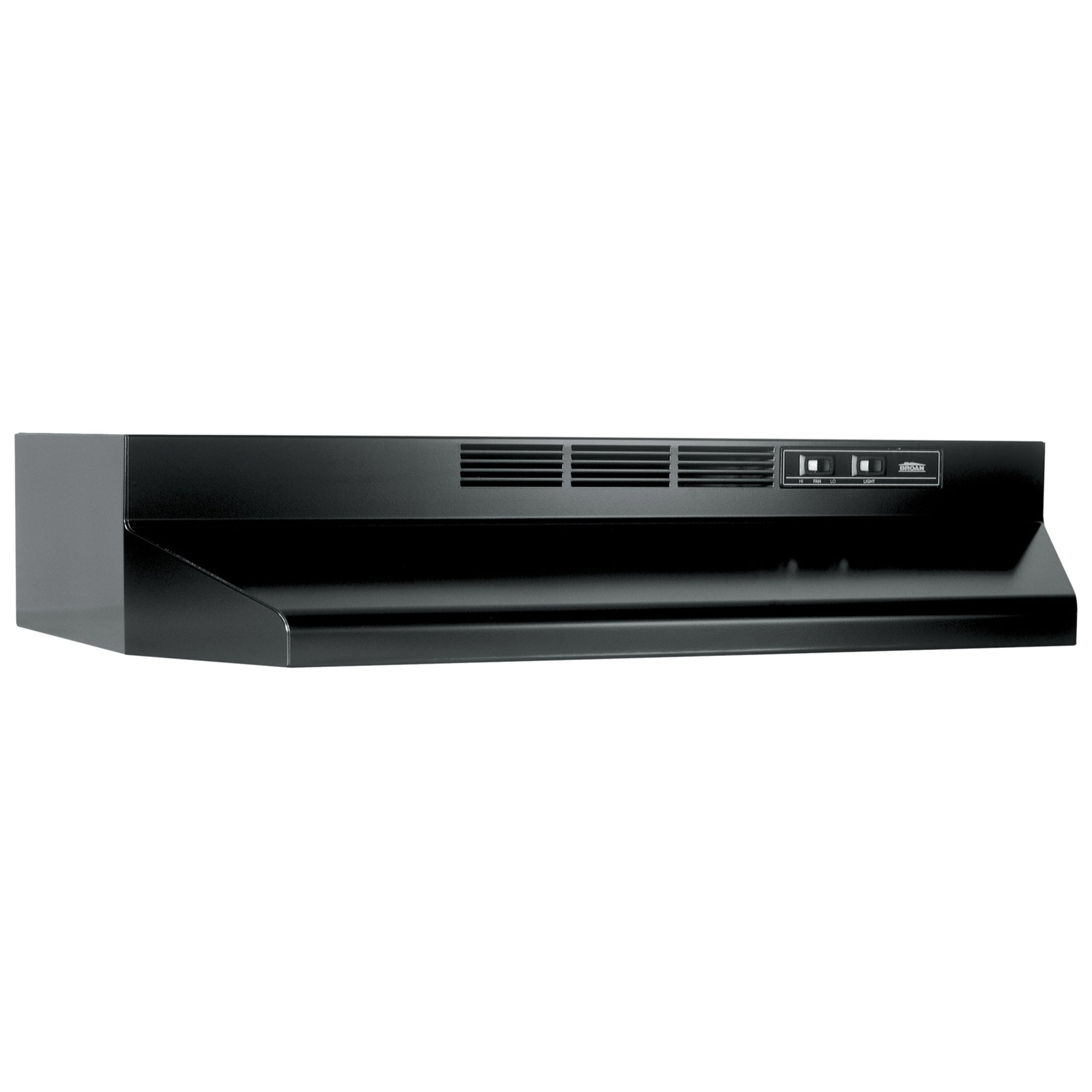 Broan-NuTone Under-Cabinet Ductless Range Hood, Charcoal Filter, 30" (Open Box)