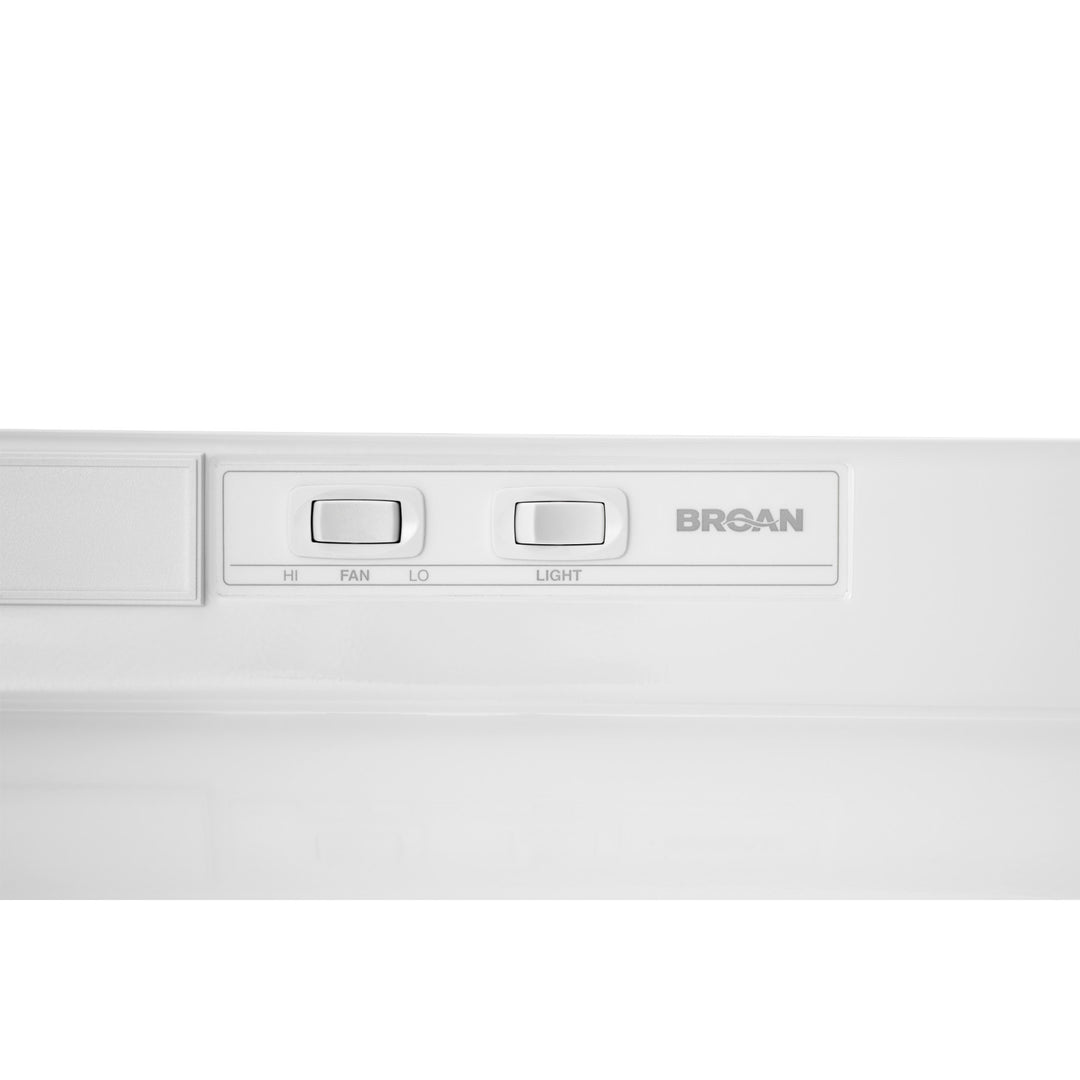 Broan-NuTone Convertible Under-Cabinet Range Hood, 36 Inch, 230 Max CFM, White - VMInnovations
