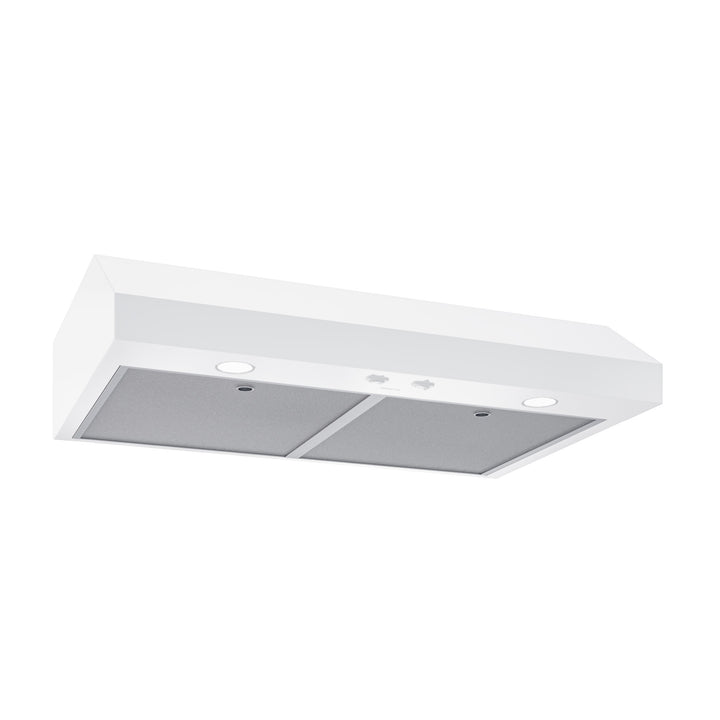 Broan-NuTone 30" Under Cabinet Rangehood, ENERGY STAR, 350 Max Blower CFM, White - VMInnovations