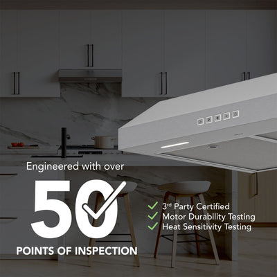 Broan-NuTone 30" Under Cabinet Range Hood, ENERGY STAR, 350 Max Blower(Open Box) - VMInnovations