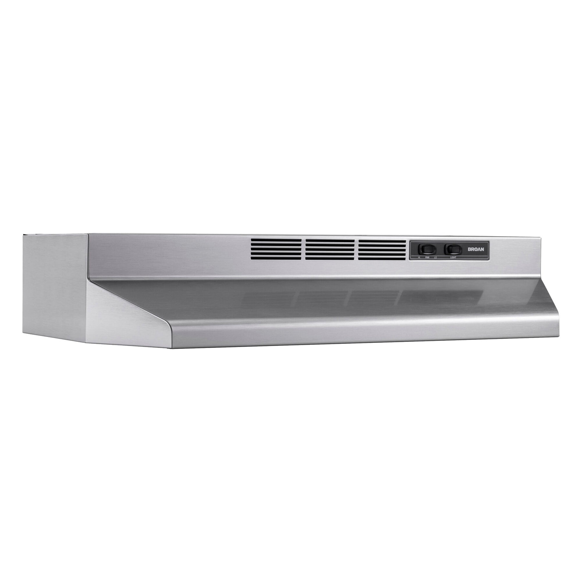 Broan-NuTone Ductless Range Hood for Under Cabinet, 24 Inch, Stainless Finish (Open Box)