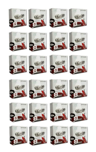 24) VM Audio SRPK8R 8 Gauge Car Amplifier Amp Installation Wiring Wire Kits+RCA