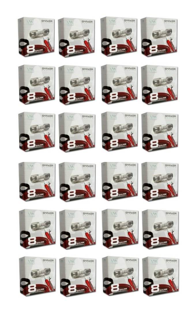 24) VM Audio SRPK8R 8 Gauge Car Amplifier Amp Installation Wiring Wire Kits+RCA