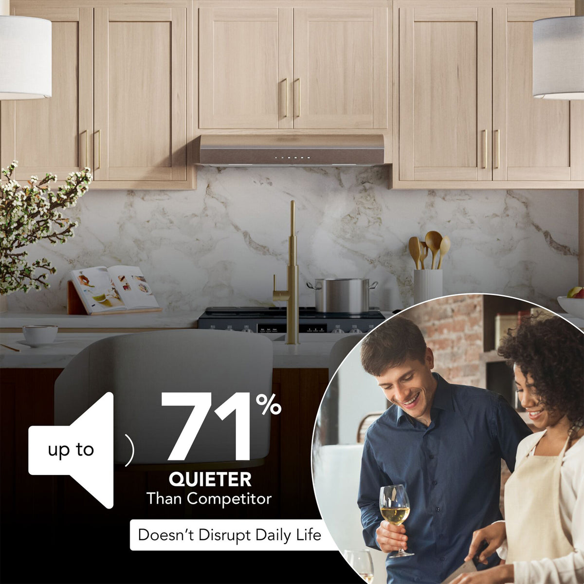 Broan-NuTone 30" Under Cabinet Range Hood, 490 Max Blower CFM (Open Box)