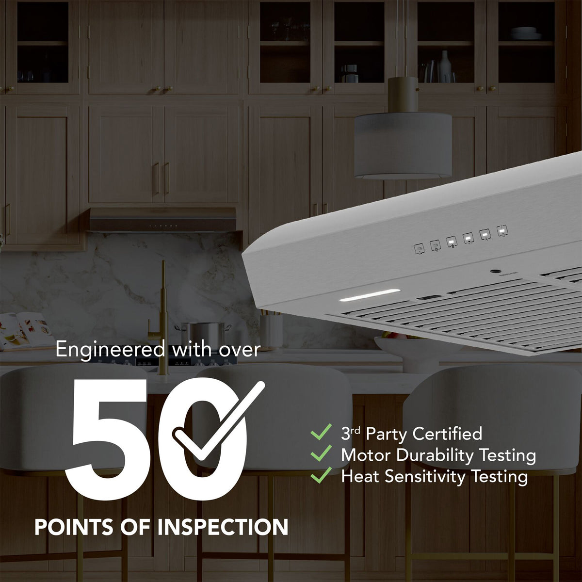 Broan-NuTone 30" Under Cabinet Range Hood, 490 Max Blower CFM (Open Box)
