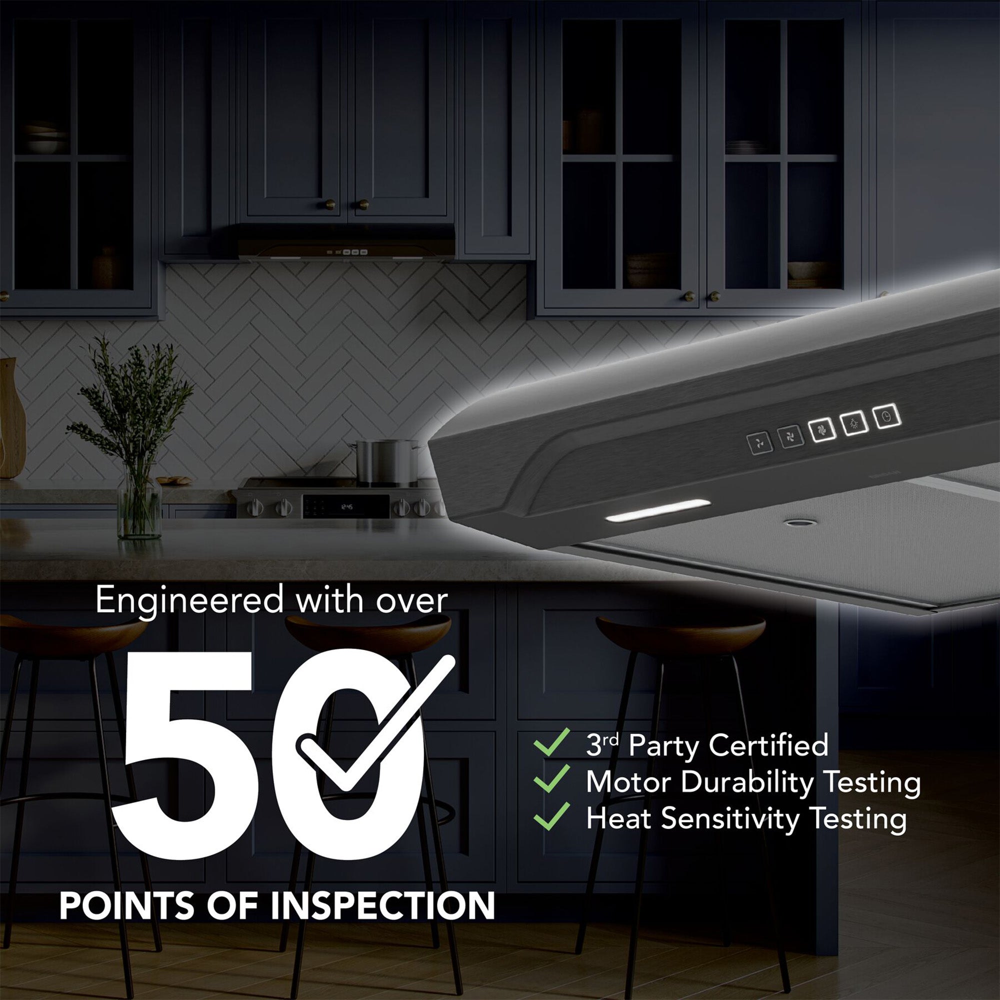 Broan-NuTone 30" Under Cabinet Range Hood, ENERGY STAR 350 Max Blower (Open Box)