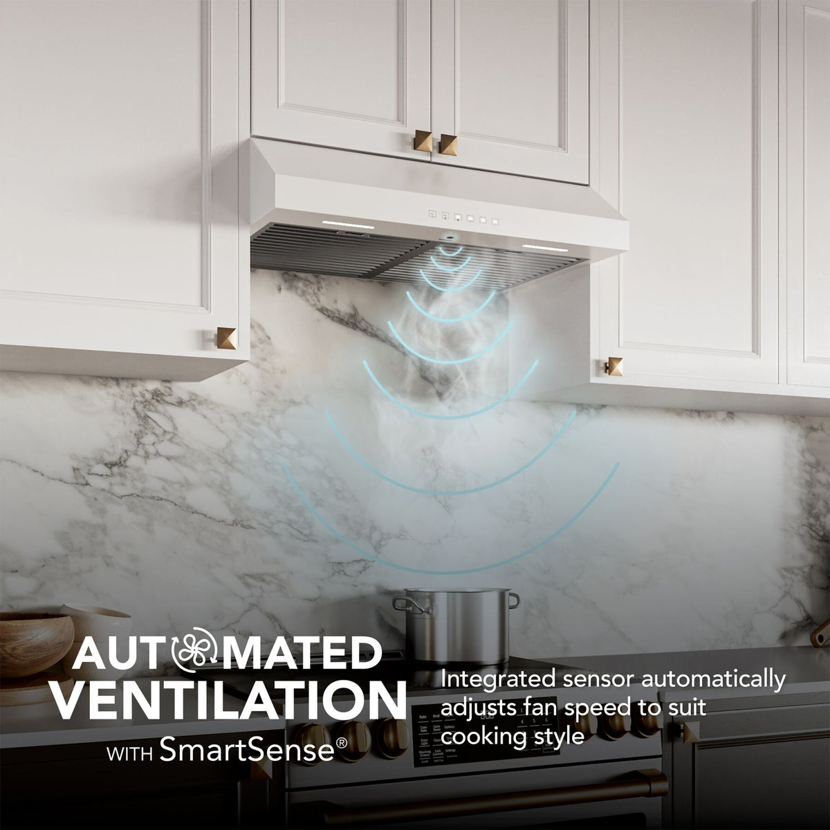 Broan-NuTone 30" Under Cabinet Range Hood, ENERGY STAR 490 Max Blower CFM, White (Open Box)