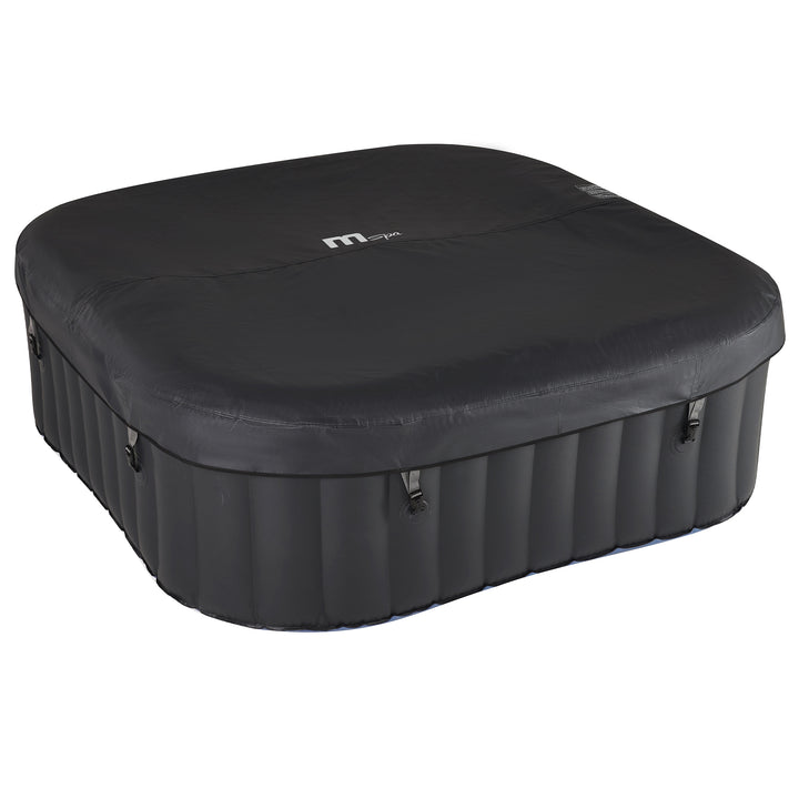 MSpa Tekapo 6Person Square Inflatable Bubble Spa, Thermal Cover, Outdoor Hot Tub - VMInnovations