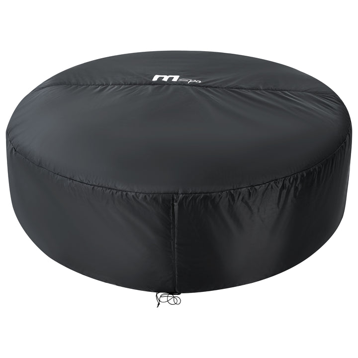 MSpa Duet 6-Person Round Inflatable Bubble Spa, Thermal Cover, Energy-Efficient - VMInnovations