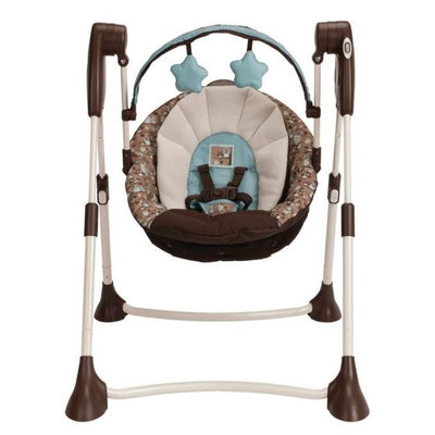 Graco Swing By Me Portable Baby Swing with Mobile Little Hoot 1852650 - Open Box