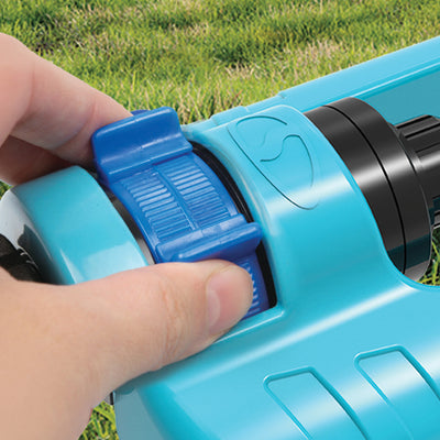 Aqua Joe Oscillating Sprinkler, Ground Spike with Adjustable Spray, 3400 Sq. Ft.