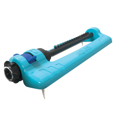 Aqua Joe Oscillating Sprinkler, Ground Spike with Adjustable Spray, 3400 Sq. Ft.