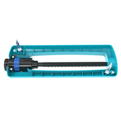 Aqua Joe Oscillating Sprinkler, Ground Spike with Adjustable Spray, 3400 Sq. Ft.