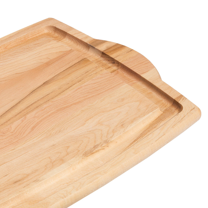J.K. Adams Farmhouse Maple Carving Cutting Board w/ Handles, 20" x 14" x 0.75"