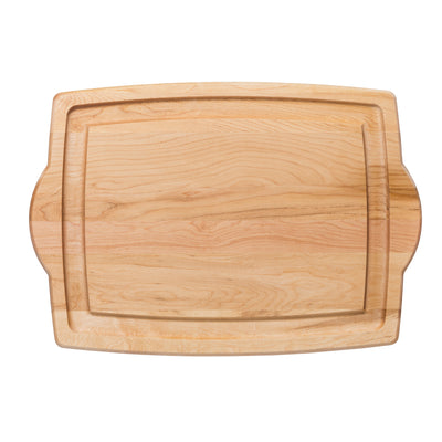 J.K. Adams Farmhouse Maple Carving Cutting Board w/ Handles, 20" x 14" x 0.75" - VMInnovations
