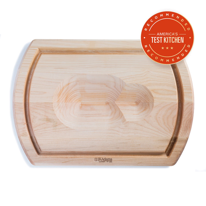 J.K. Adams Maple Reversible Carving Board, Wood Cutting Board, 20" x 14" x 1.25" - VMInnovations