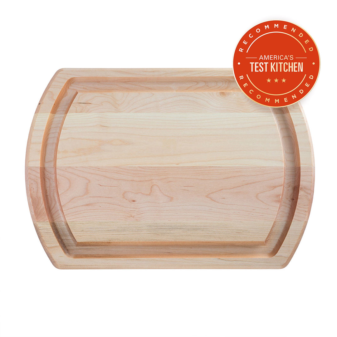 J.K. Adams Maple Reversible Carving Board, Wood Cutting Board, 20" x 14" x 1.25" - VMInnovations