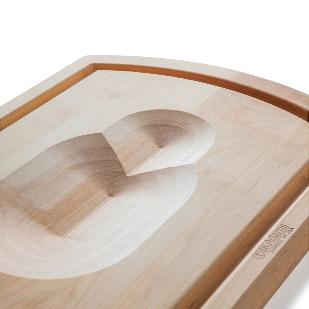 J.K. Adams Maple Reversible Carving Board, Wood Cutting Board, 20" x 14" x 1.25" - VMInnovations